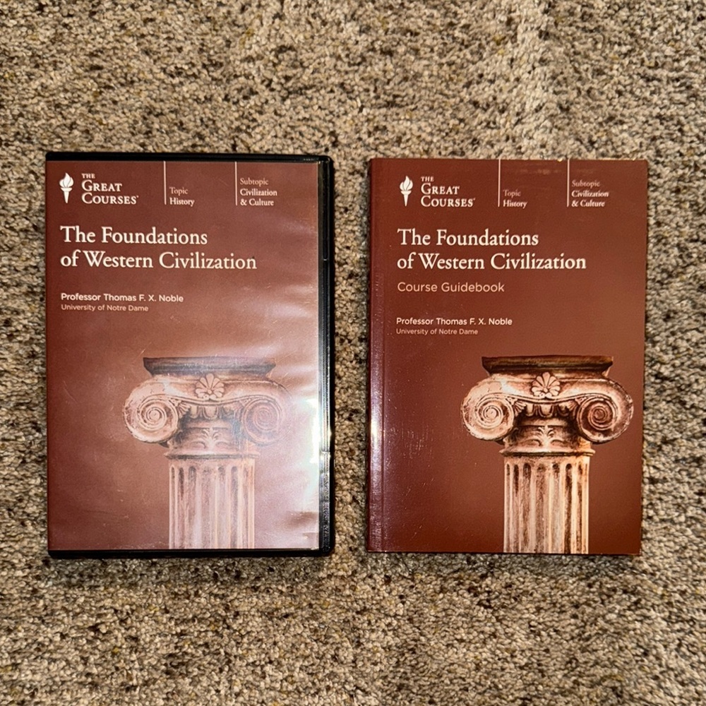 The Great Courses The Foundations of Western Civilization DVD and Guidebook Set